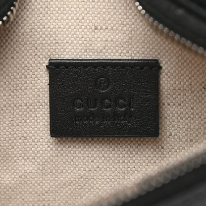 Gucci Calfskin GG Tennis Embossed Belt Bag Black 5 of 11