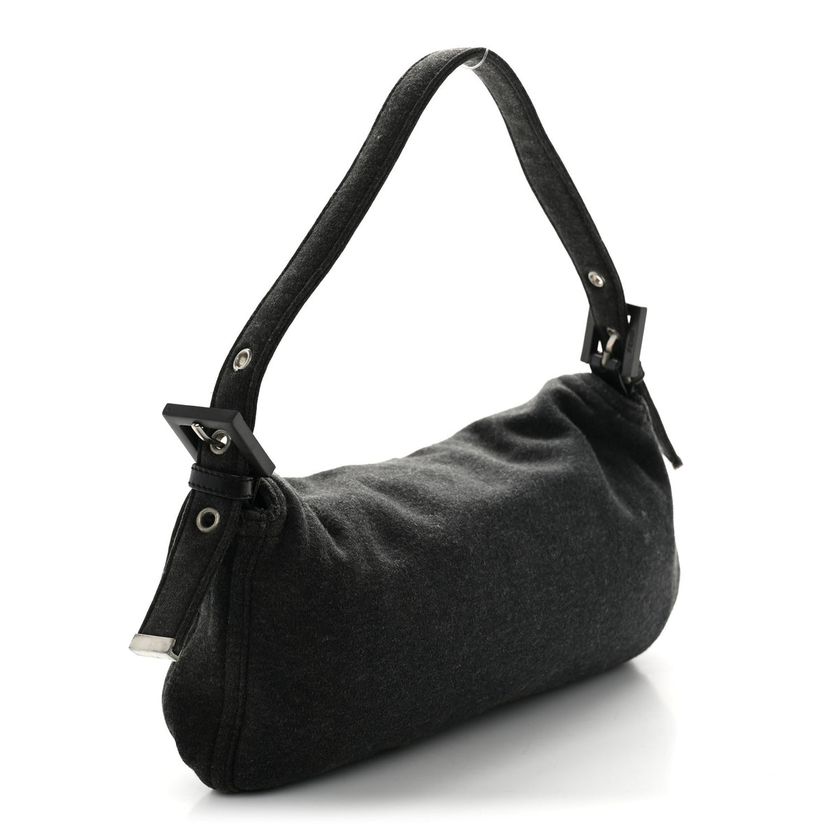 Fendi Wool Baguette Grey 3 of 9