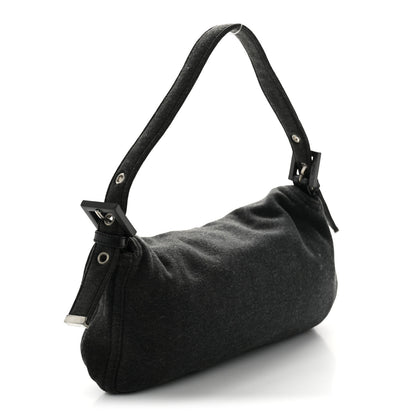 Fendi Wool Baguette Grey 3 of 9