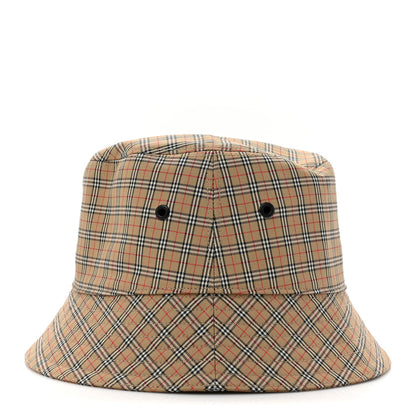 Burberry Technical Cotton Micro Check Bucket Hat L Archive Beige 4 of 9