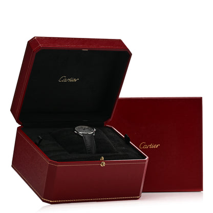 Cartier Stainless Steel Calfskin 29mm Ronde Solo Quartz Watch 5 of 5