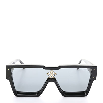 Louis Vuitton Acetate Cyclone Sunglasses Z1578E Black 2 of 8