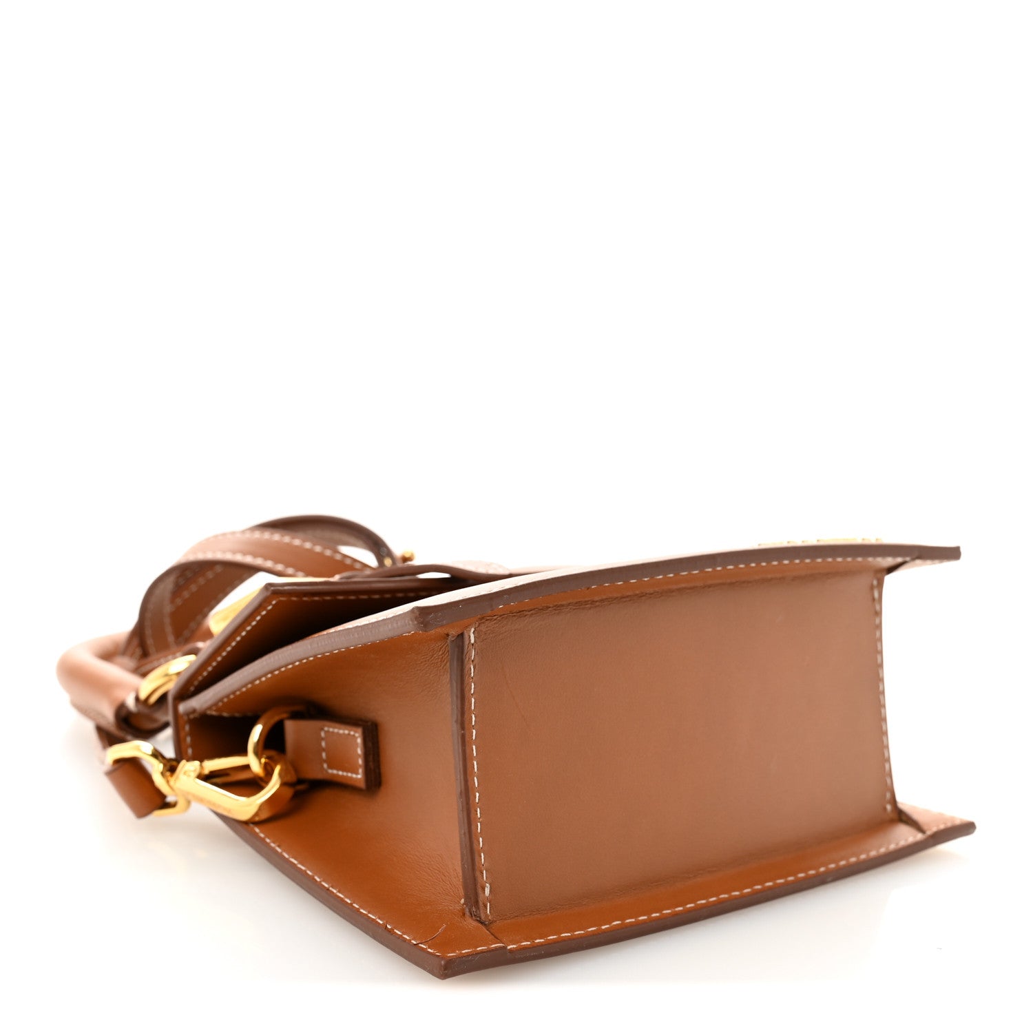 Jacquemus Smooth Calfskin Le Chiquito Boucle Moyen  Light Brown 3 of 9