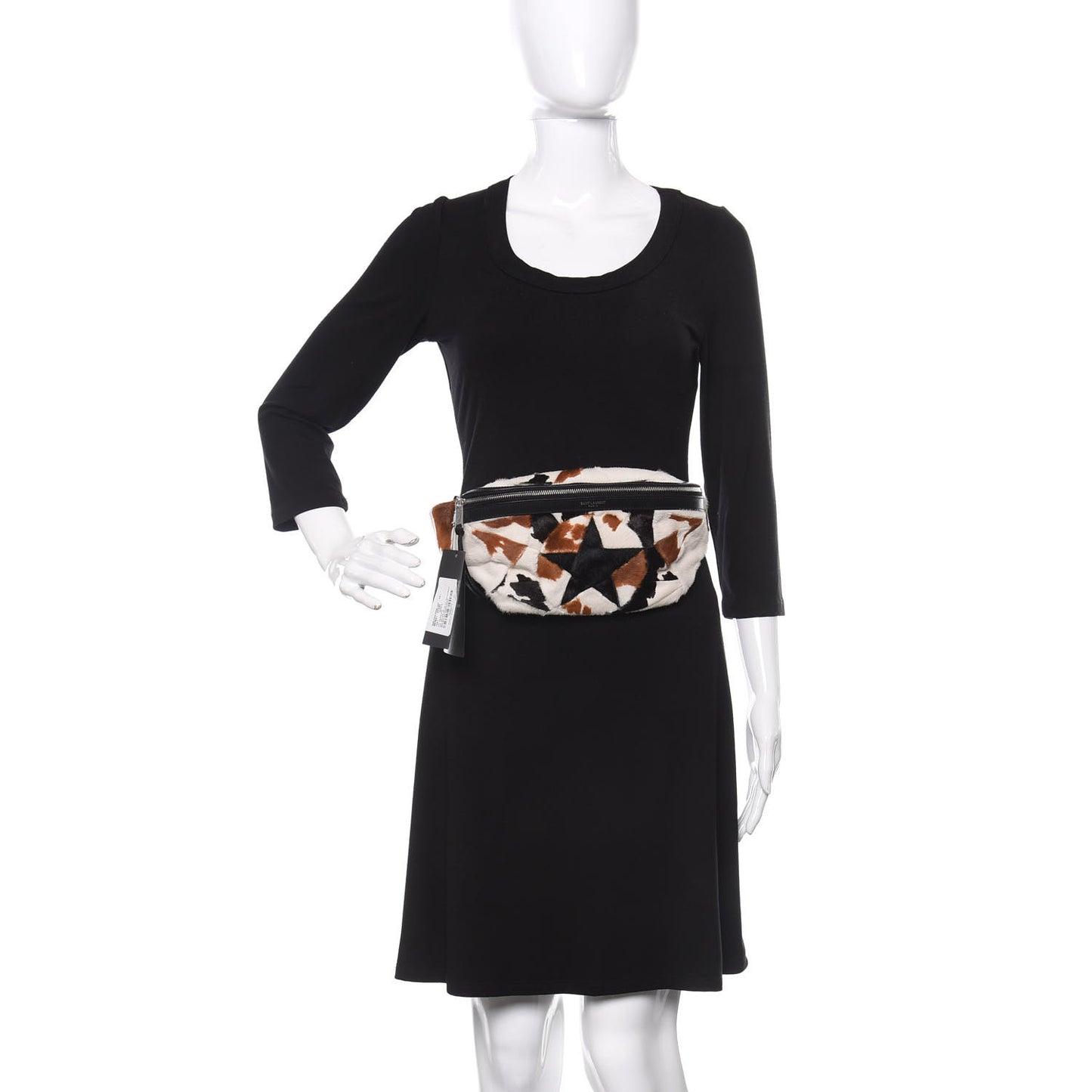 Calfskin Calf Hair Pony Belt Bag Multicolor