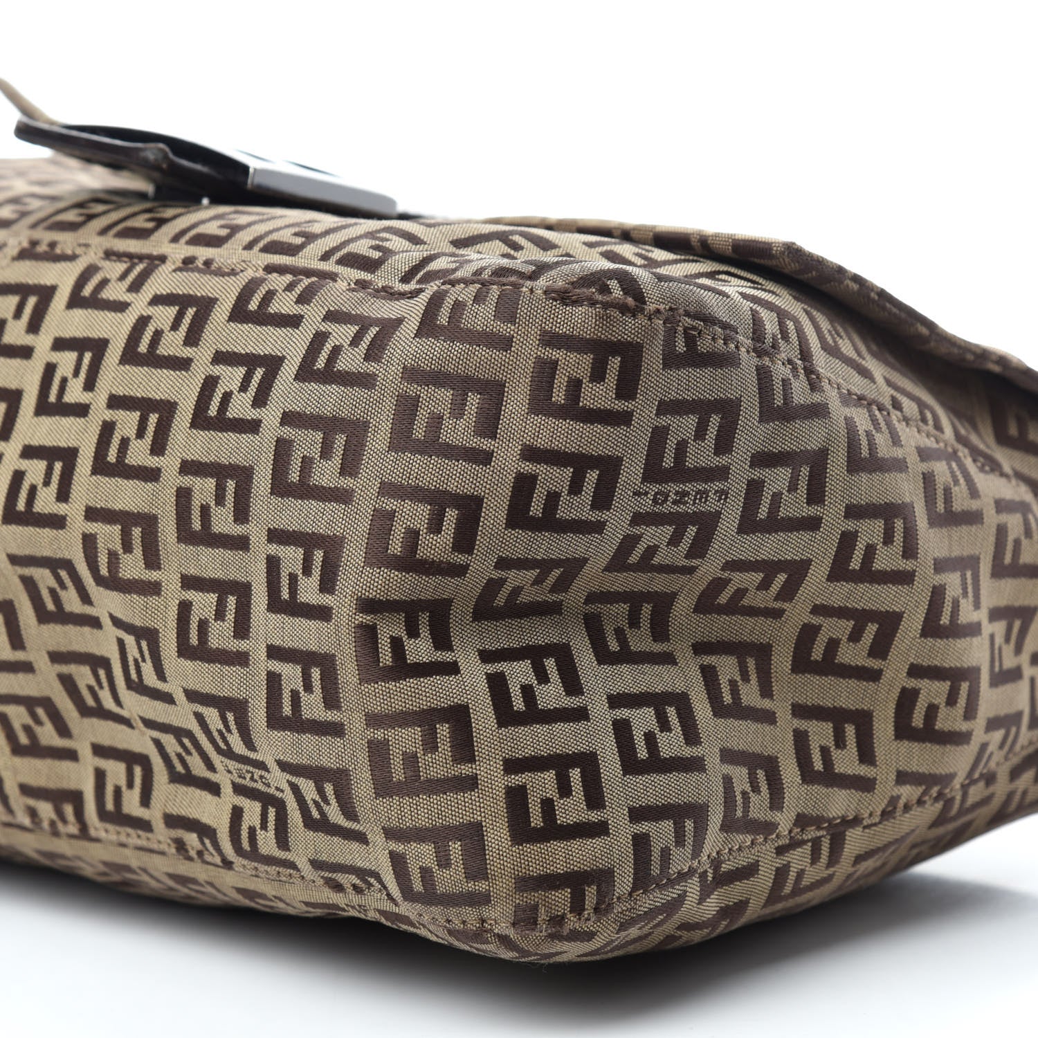 Fendi Zucchino Mama Baguette Dark Brown 7 of 11