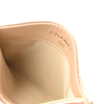 Chanel Metallic Lambskin Quilted CC Card Holder Gold 5 of 10
