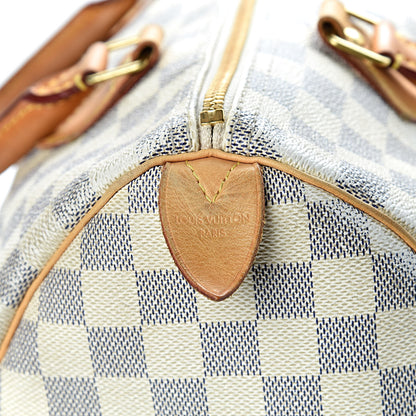 Louis Vuitton Damier Azur Speedy 30 7 of 19