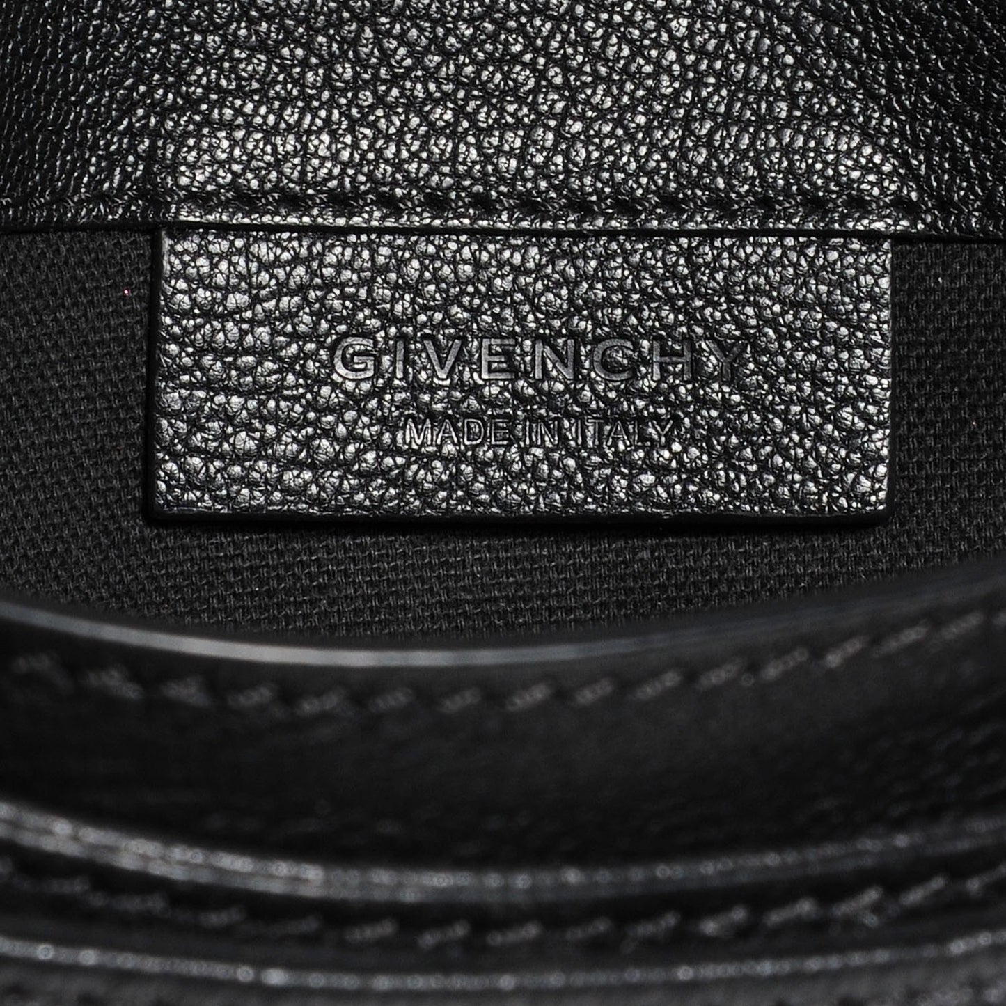 Sugar Goatskin Medium Antigona Envelope Clutch Black