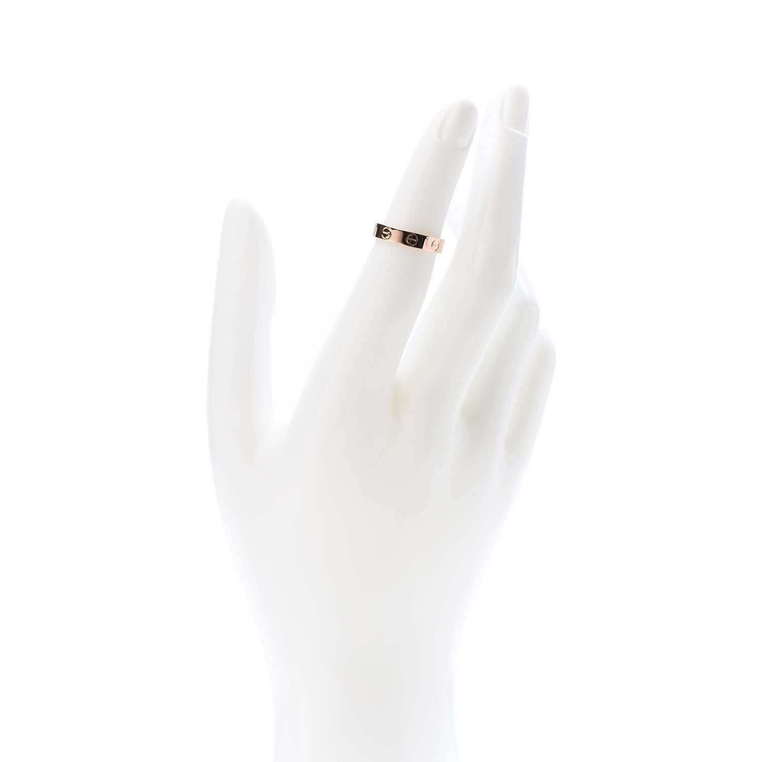 Cartier 18K Pink Gold 3.5mm LOVE Wedding Band Ring 48 4.5 2 of 4