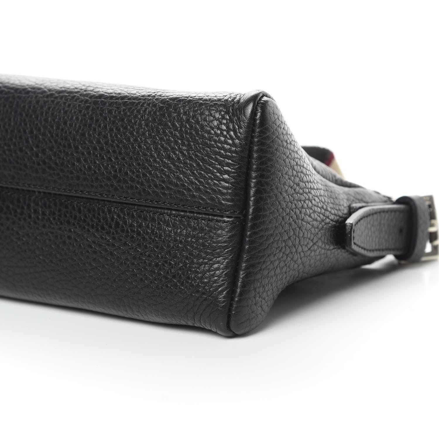 Burberry Soft Grain Calfskin Shoulder Bag Black 10 of 10