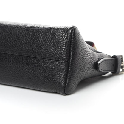 Burberry Soft Grain Calfskin Shoulder Bag Black 10 of 10