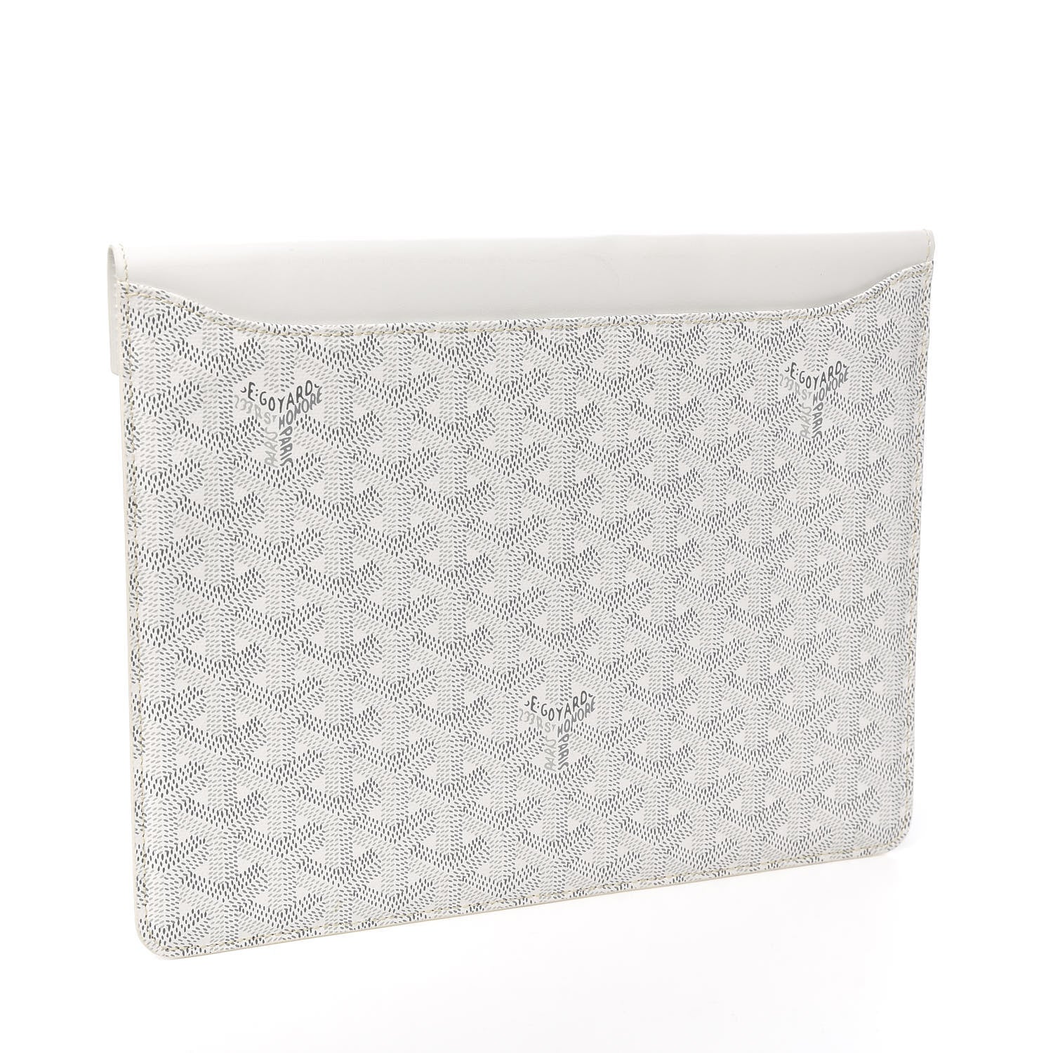 Goyard Goyardine Camondo MM Horizontal Clutch White 2 of 5