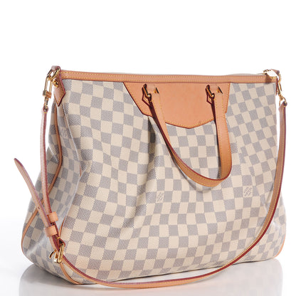 Louis Vuitton Damier Azur Siracusa GM 3 of 7
