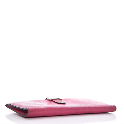 Hermes Chevre Mysore Bearn Wallet Rose Shocking 4 of 11