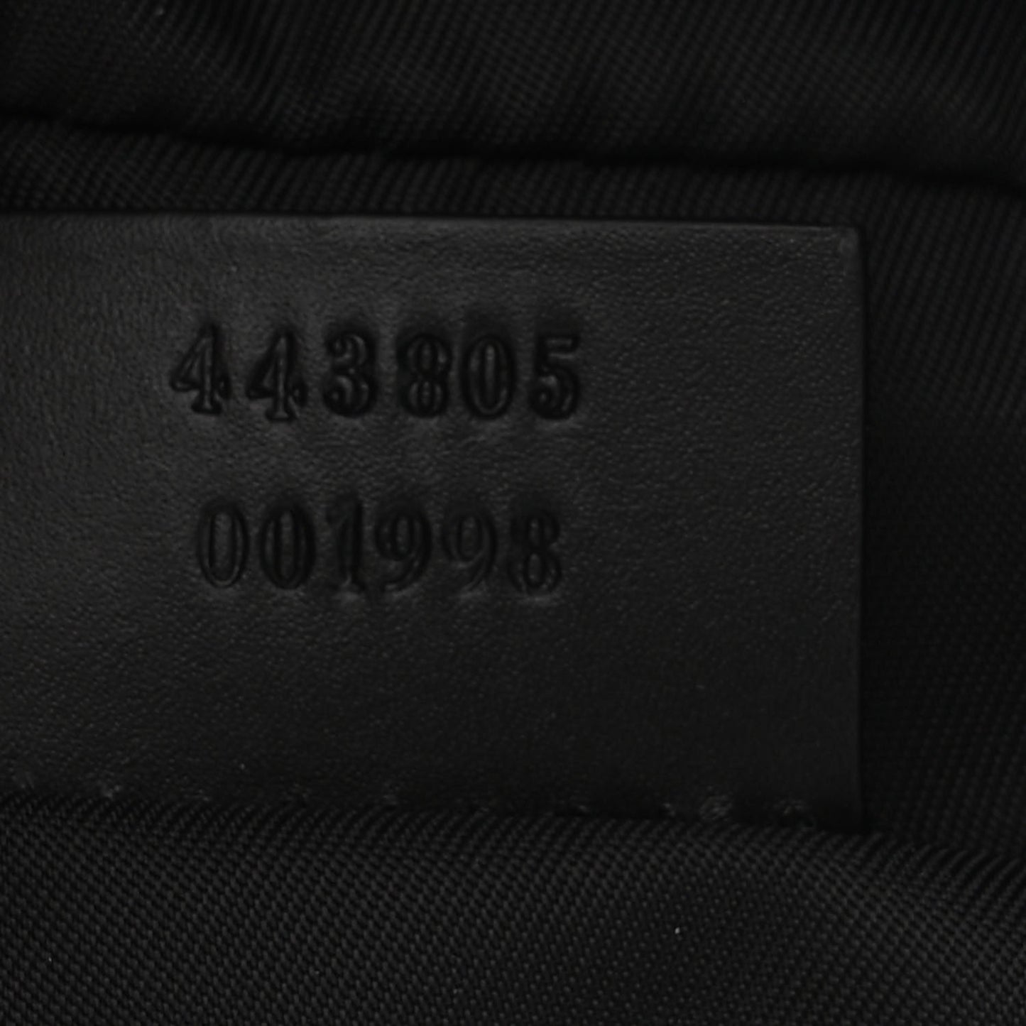 GG Supreme Monogram Web Dome Backpack Black