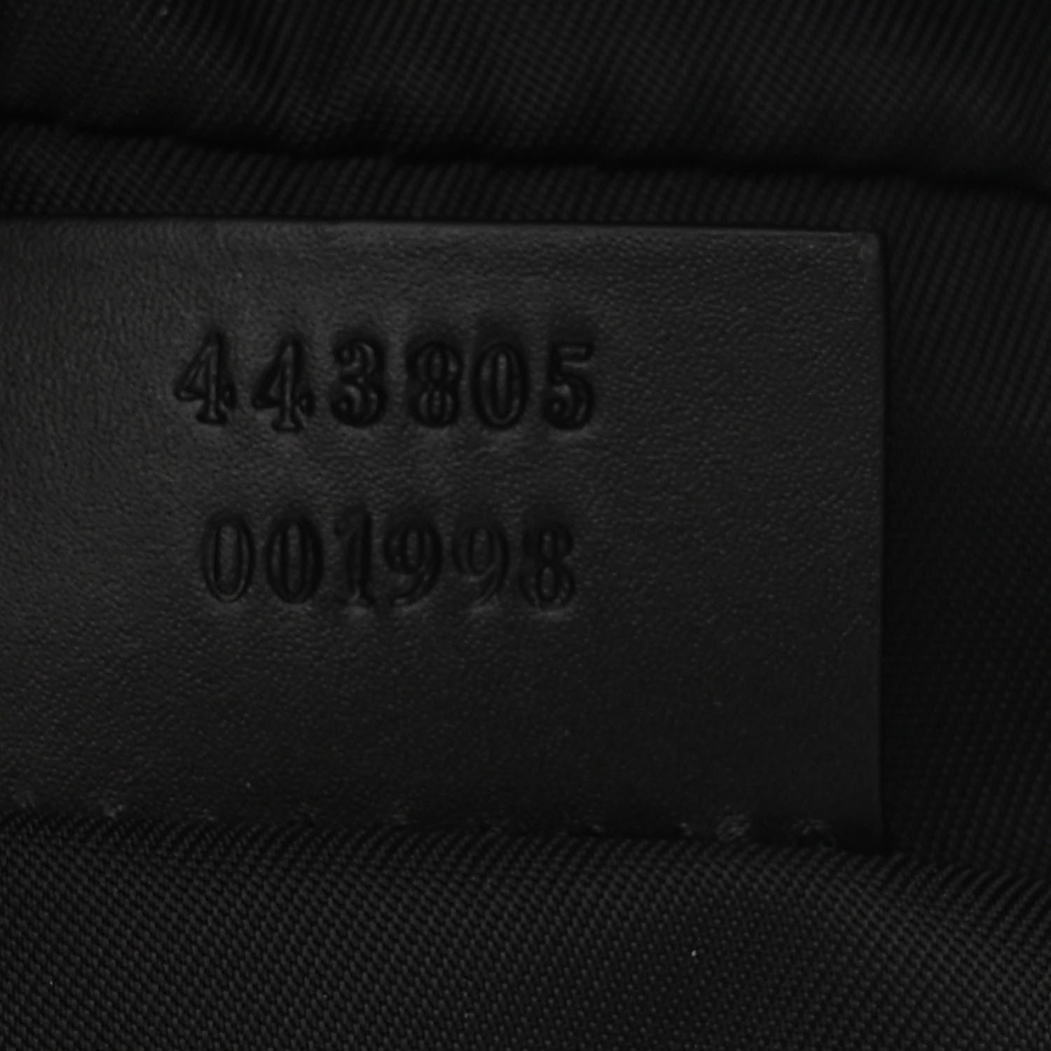 Gucci GG Supreme Monogram Web Dome Backpack Black 7 of 11
