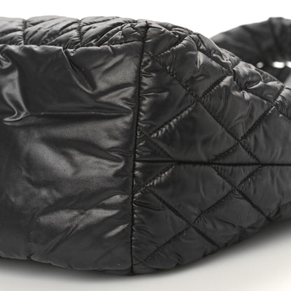 Chanel Nylon Quilted Small Coco Cocoon Tote Black 9 of 9