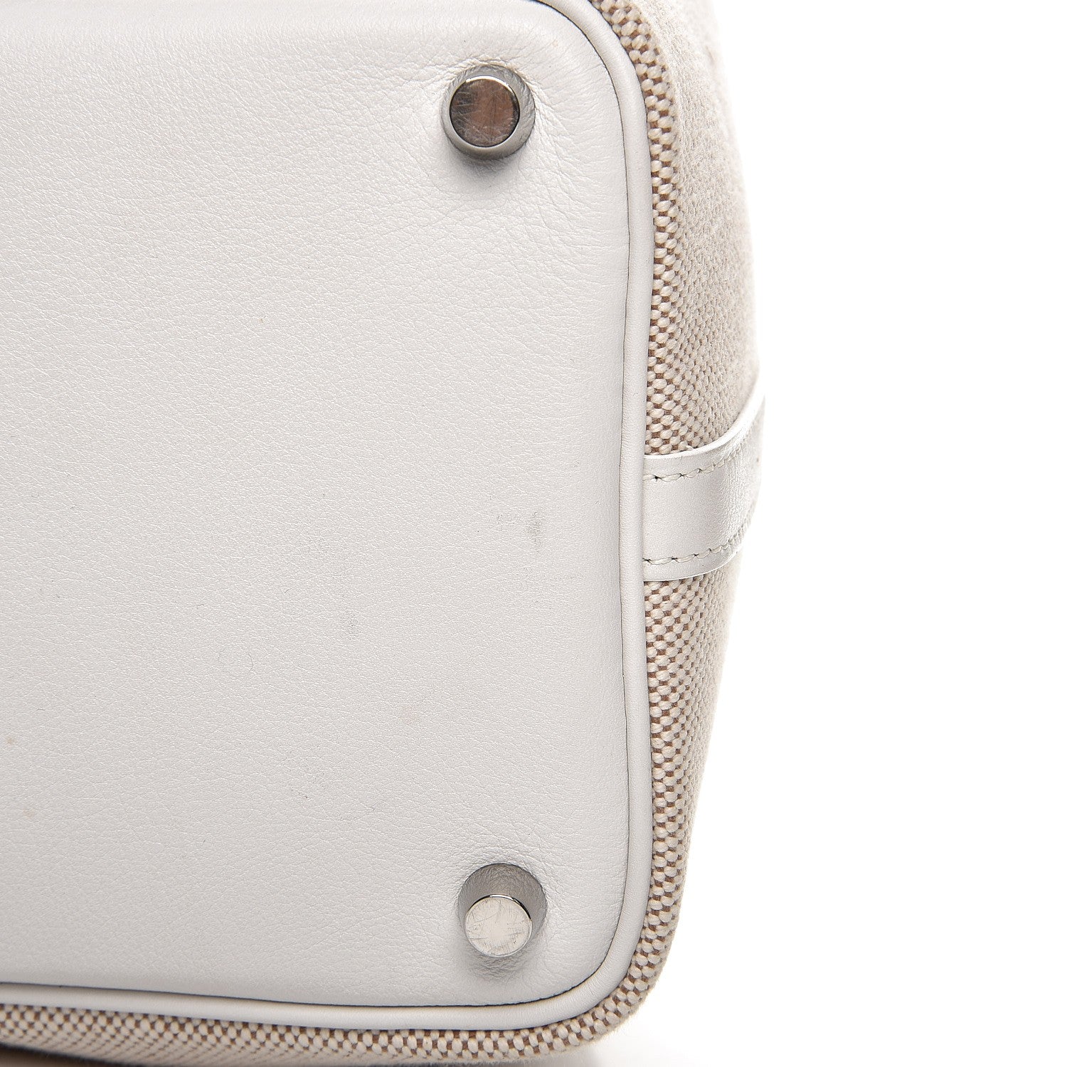 Hermes Toile Swift Picotin 18 PM White 8 of 8