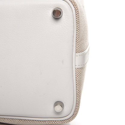 Hermes Toile Swift Picotin 18 PM White 8 of 8