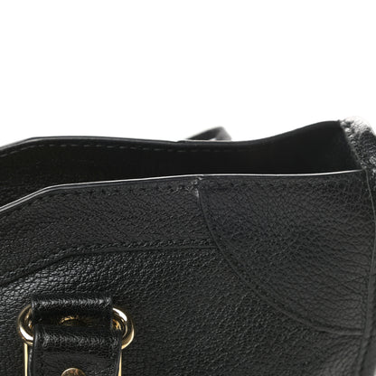 Balenciaga Chevre Gold Metallic Edge Hardware City Black 14 of 14
