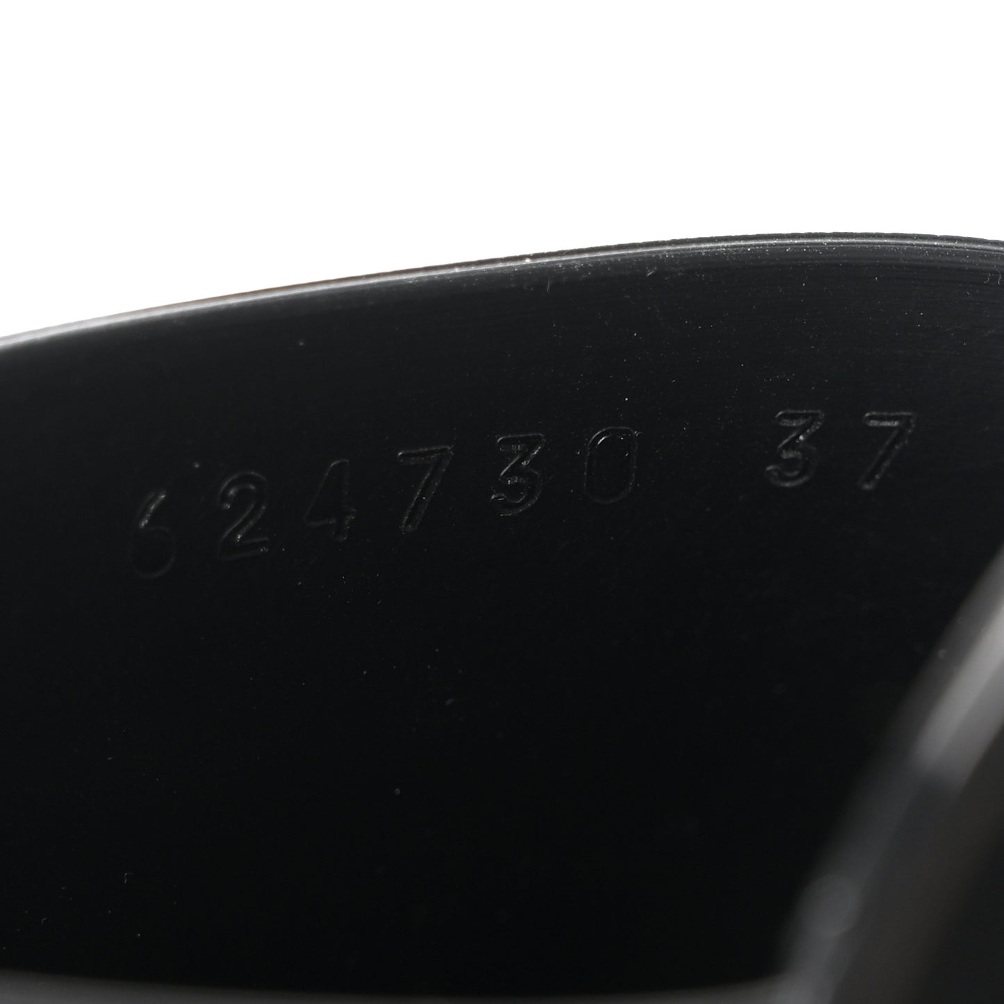 Rubber Gucci Logo Womens Platform 20/60mm Slide Sandals 37 Black