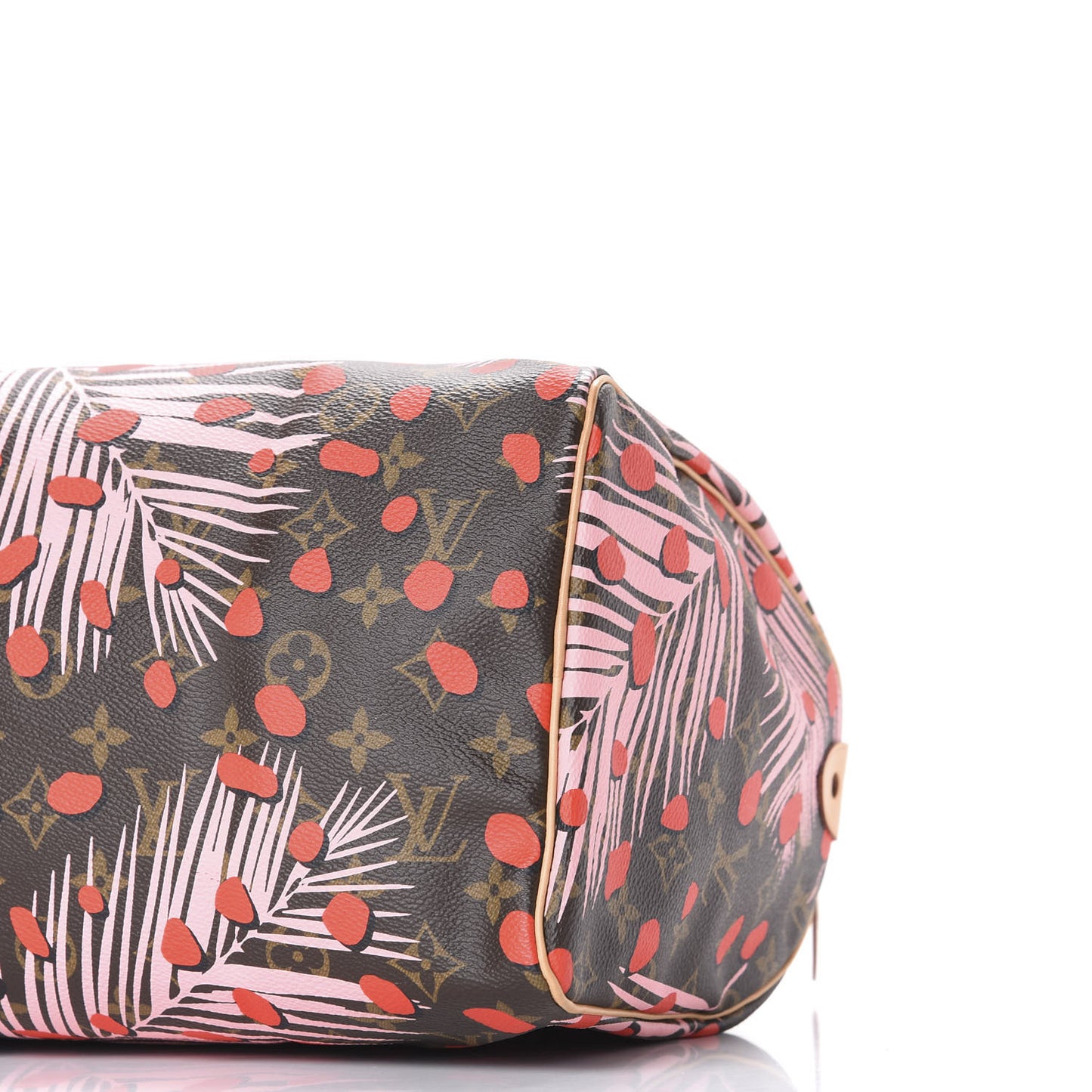 Monogram Jungle Dots Speedy 30 Sugar Pink Poppy