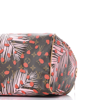 Louis Vuitton Monogram Jungle Dots Speedy 30 Sugar Pink Poppy 8 of 9