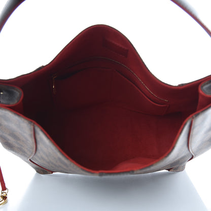 Louis Vuitton Damier Ebene Caissa Hobo Cherry 5 of 13