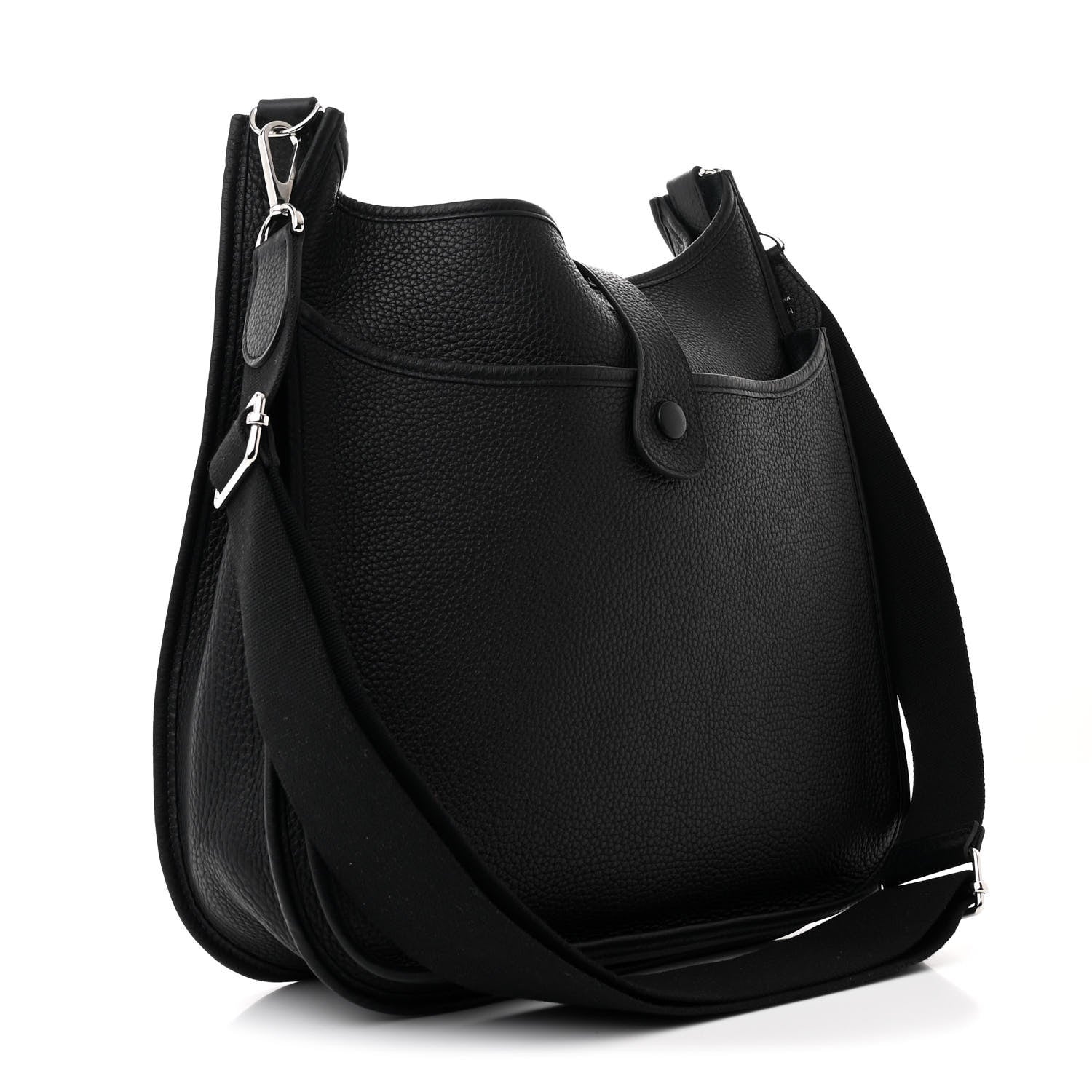 Hermes Taurillon Clemence Evelyne III GM Black 3 of 12