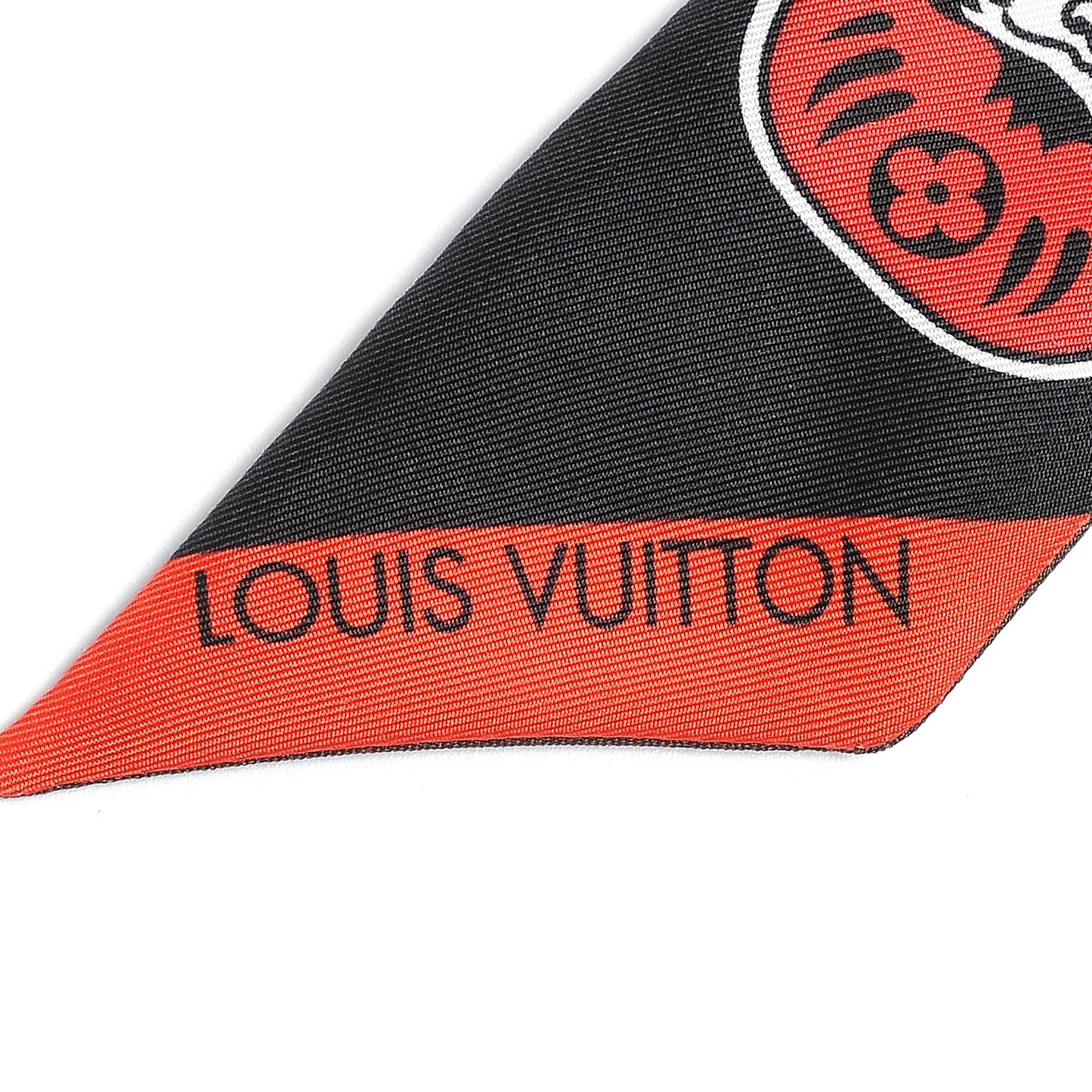 Silk Monogram Kabuki Stickers BB Bandeau Black