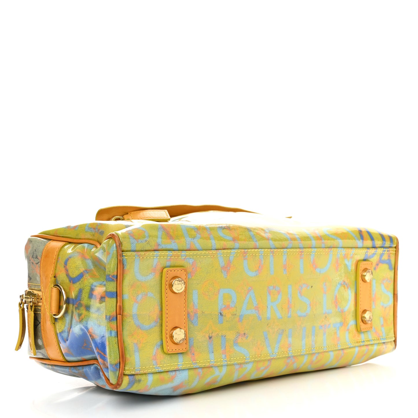 Monogram Pulp Defile Weekender PM Yellow