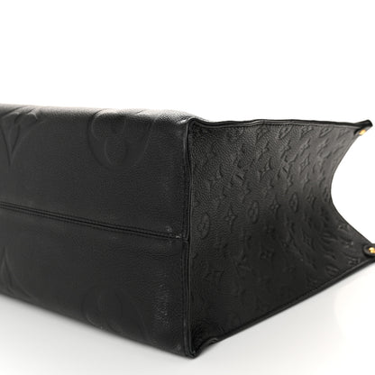 Louis Vuitton Empreinte Monogram Giant Onthego GM Black 9 of 10