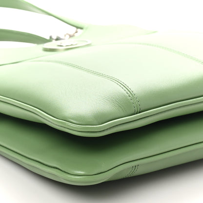 Gucci Senna Calfskin Petite GG Small Tote Bag Green Soil Grass 9 of 10