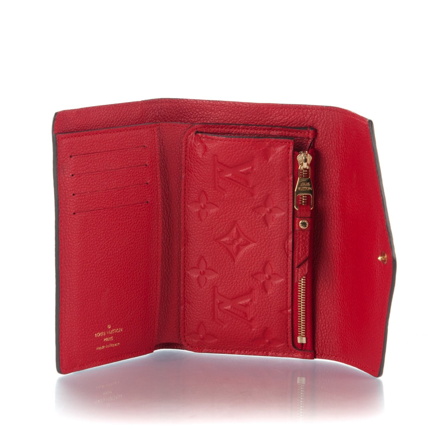 Empreinte Compact Curieuse Wallet Cherry