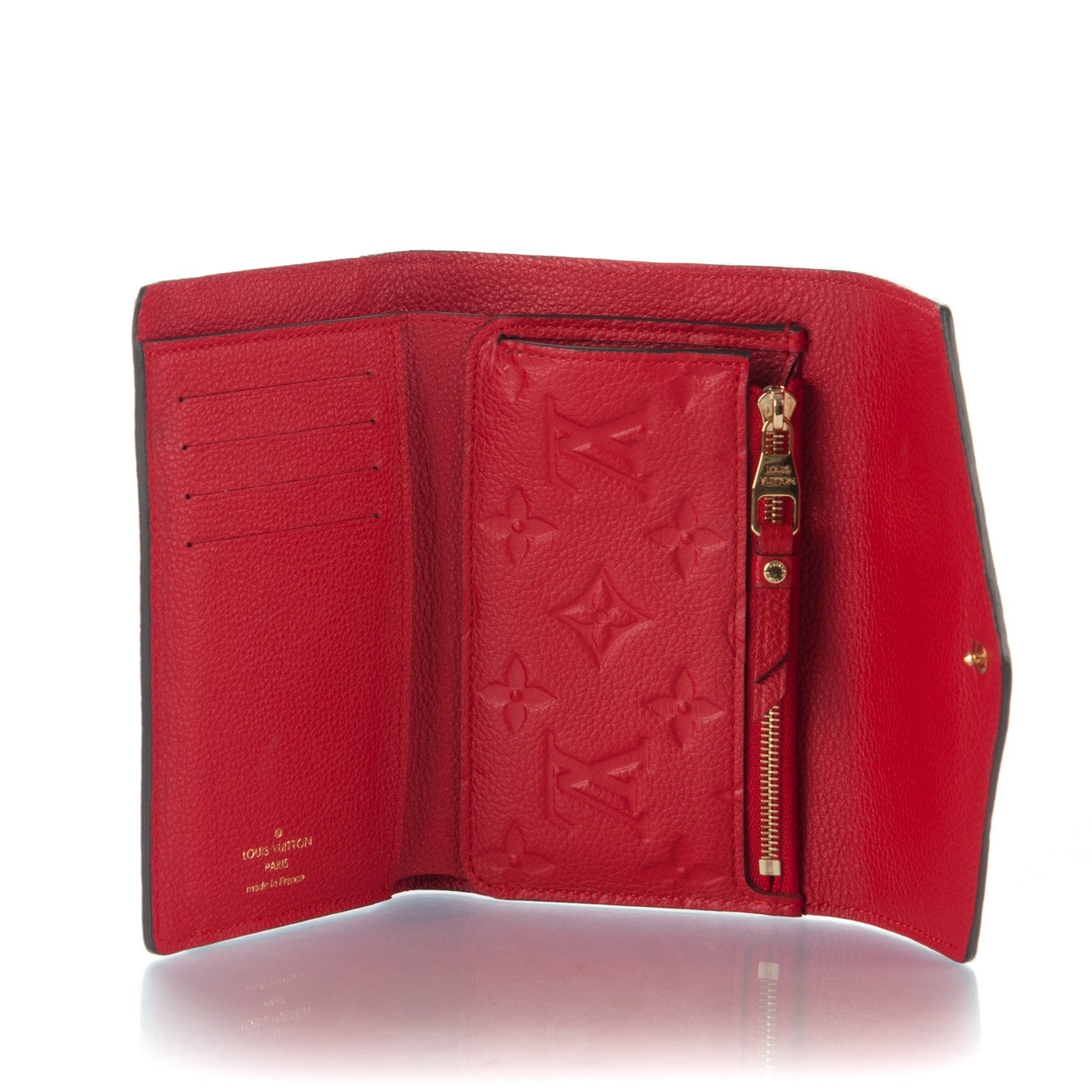 Louis Vuitton Empreinte Compact Curieuse Wallet Cherry 5 of 7