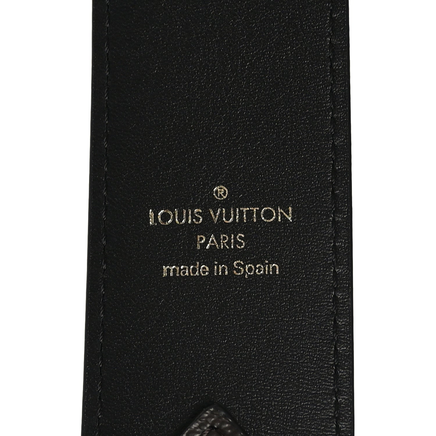 Louis Vuitton Monogram Bandouliere Shoulder Strap Black 4 of 4