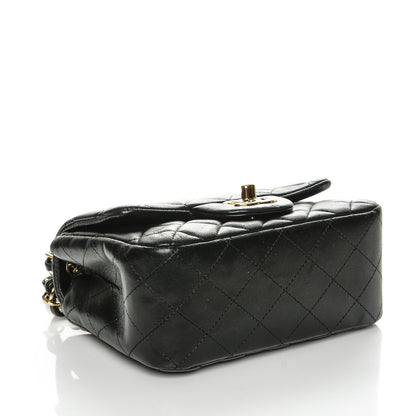 Chanel Lambskin Quilted Mini Square Flap Black 4 of 7