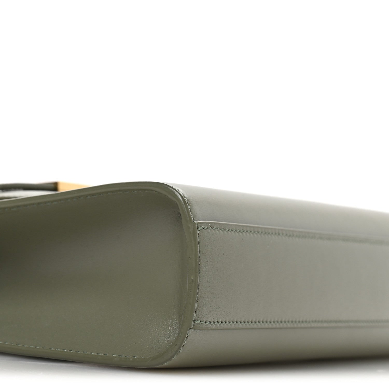 Saint Laurent Smooth Calfskin Small Manhattan Shoulder Bag Light Green 9 of 11