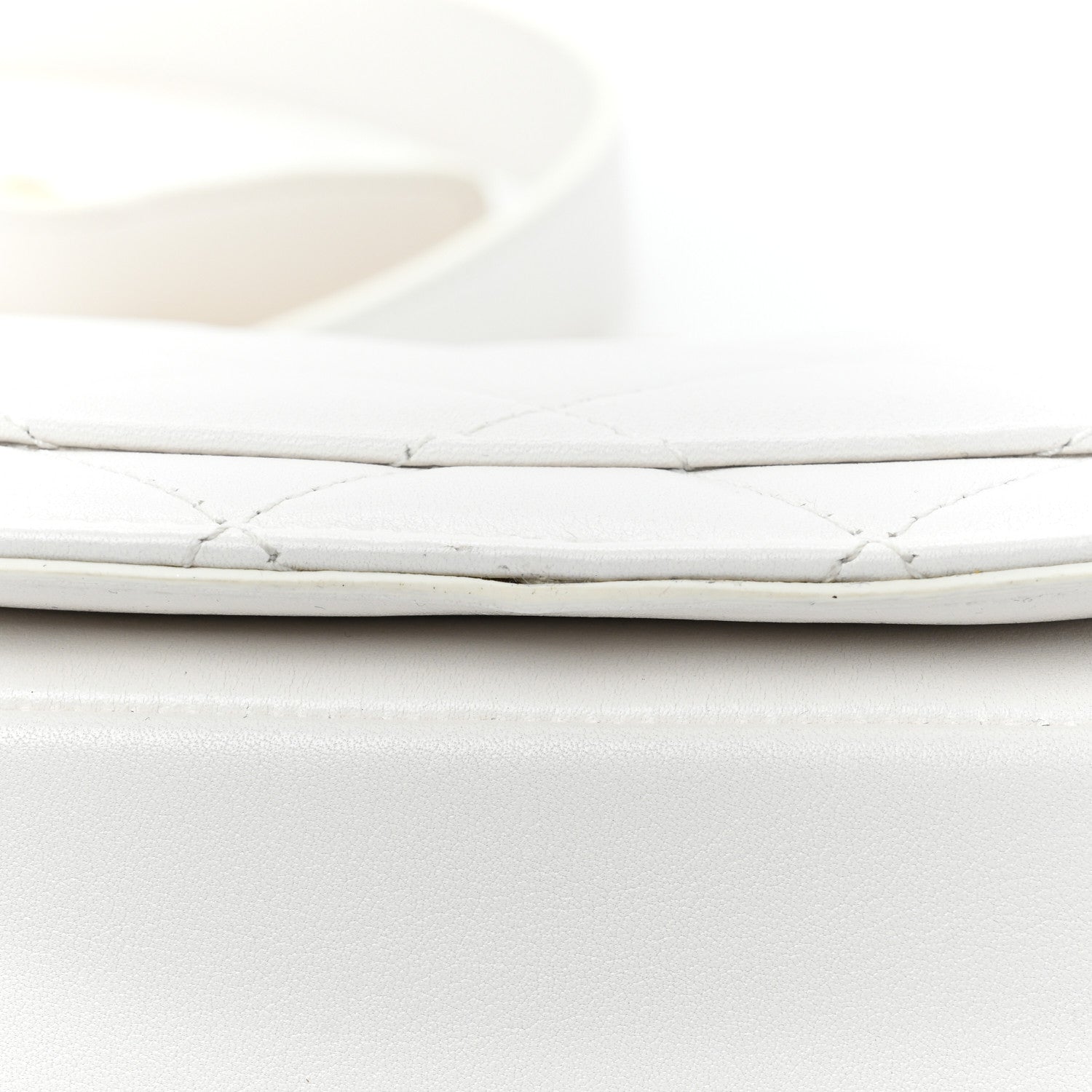 Chanel Calfskin Quilted Moon Messenger White 12 of 12