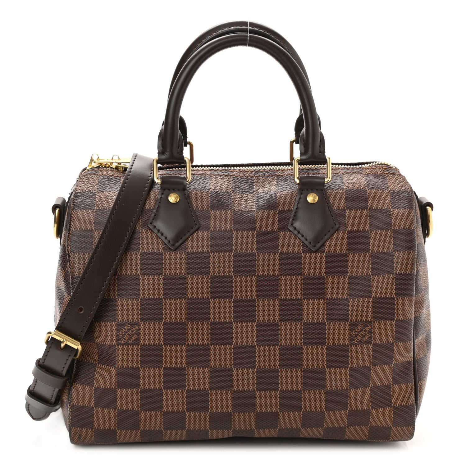 Louis Vuitton Damier Ebene Speedy Bandouliere 25 1 of 12