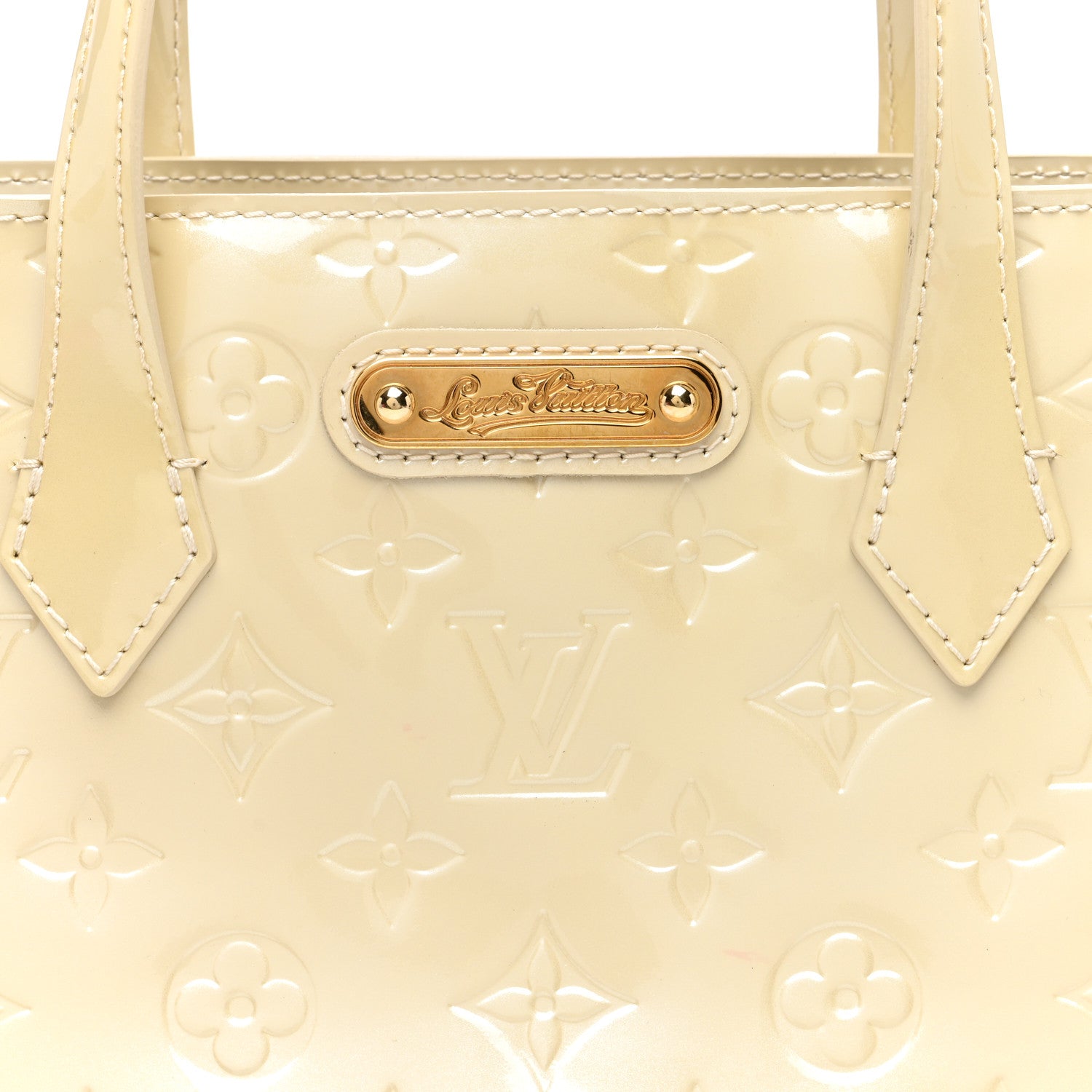 Louis Vuitton Vernis Wilshire PM Blanc Corail 7 of 9