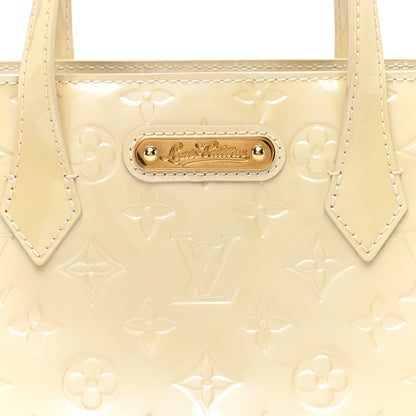Louis Vuitton Vernis Wilshire PM Blanc Corail 7 of 9