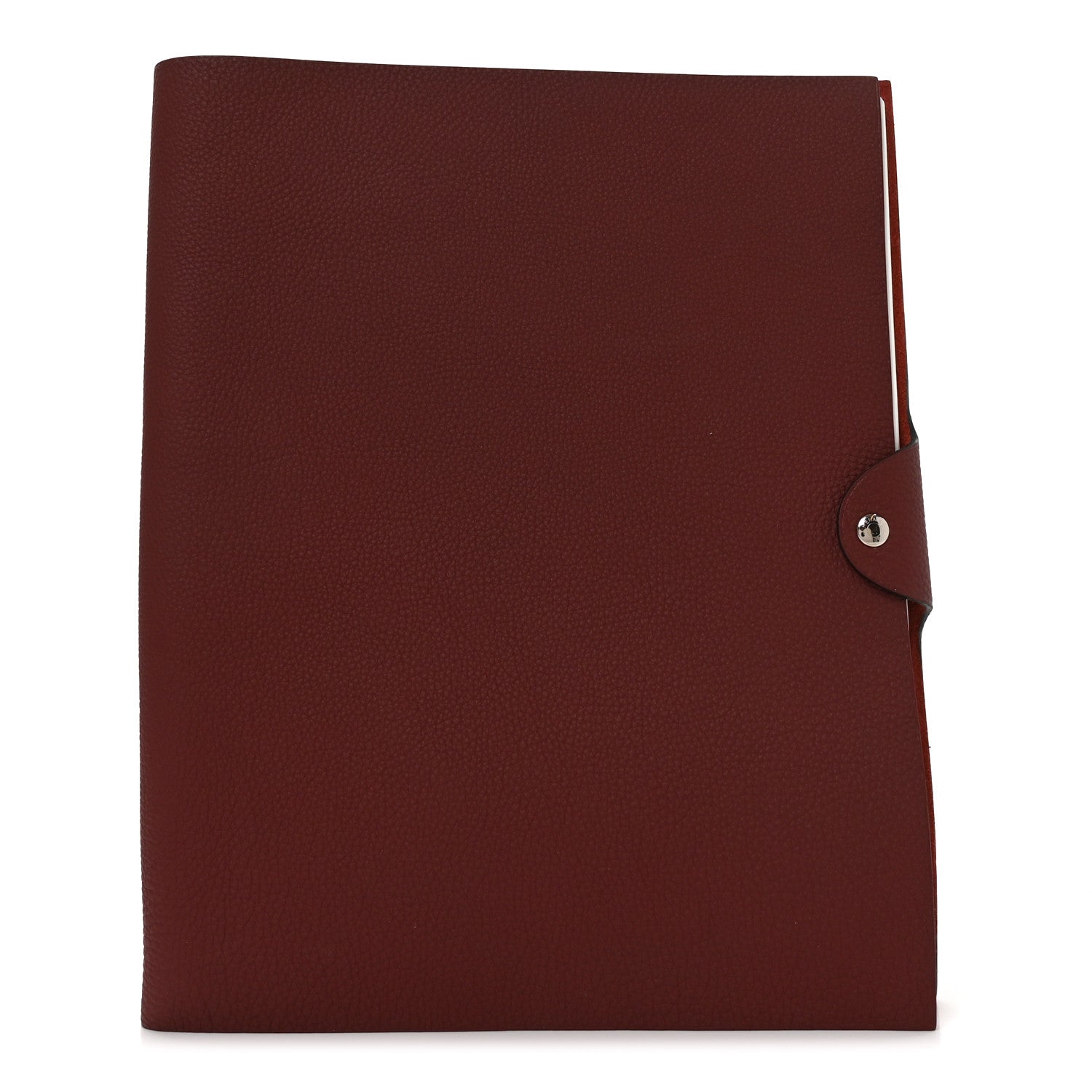 Hermes Togo Ulysse GM Notebook Cover Rouge H 1 of 6