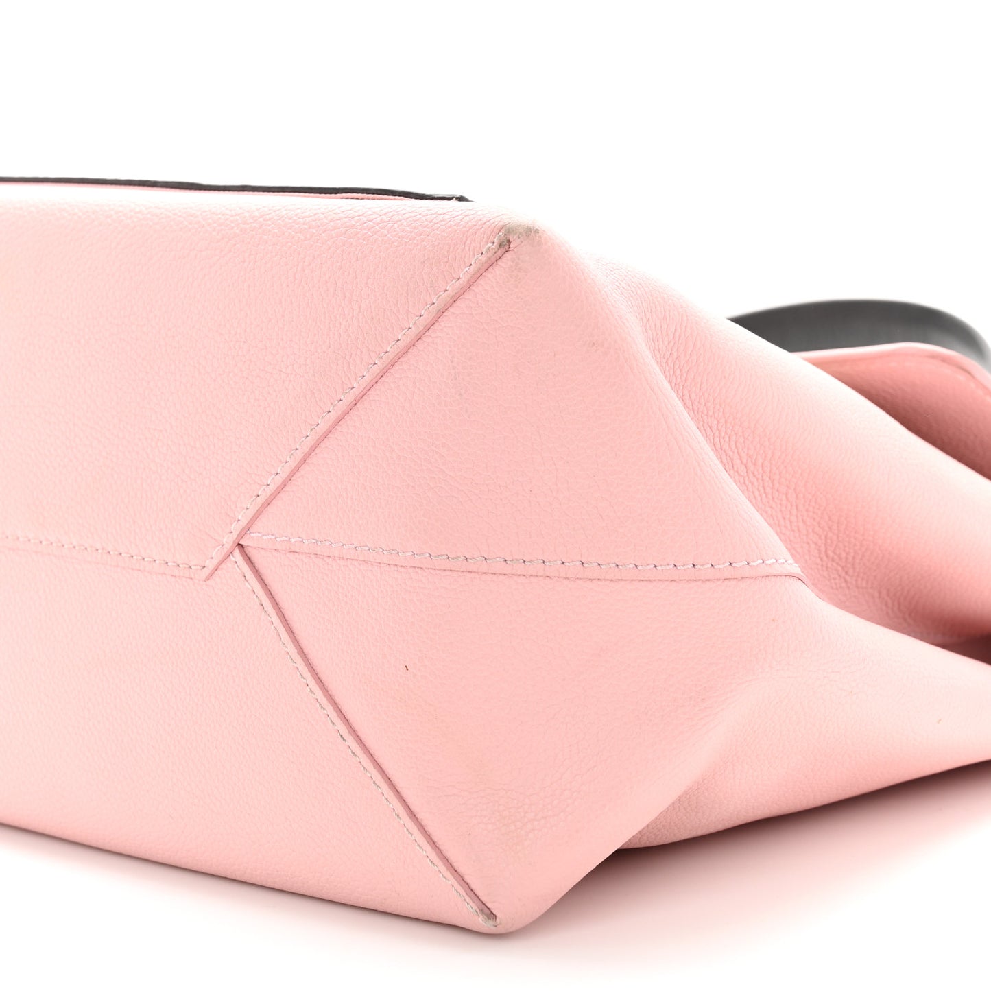 Calfskin Snakeskin Lockme MM Rose Ballerine