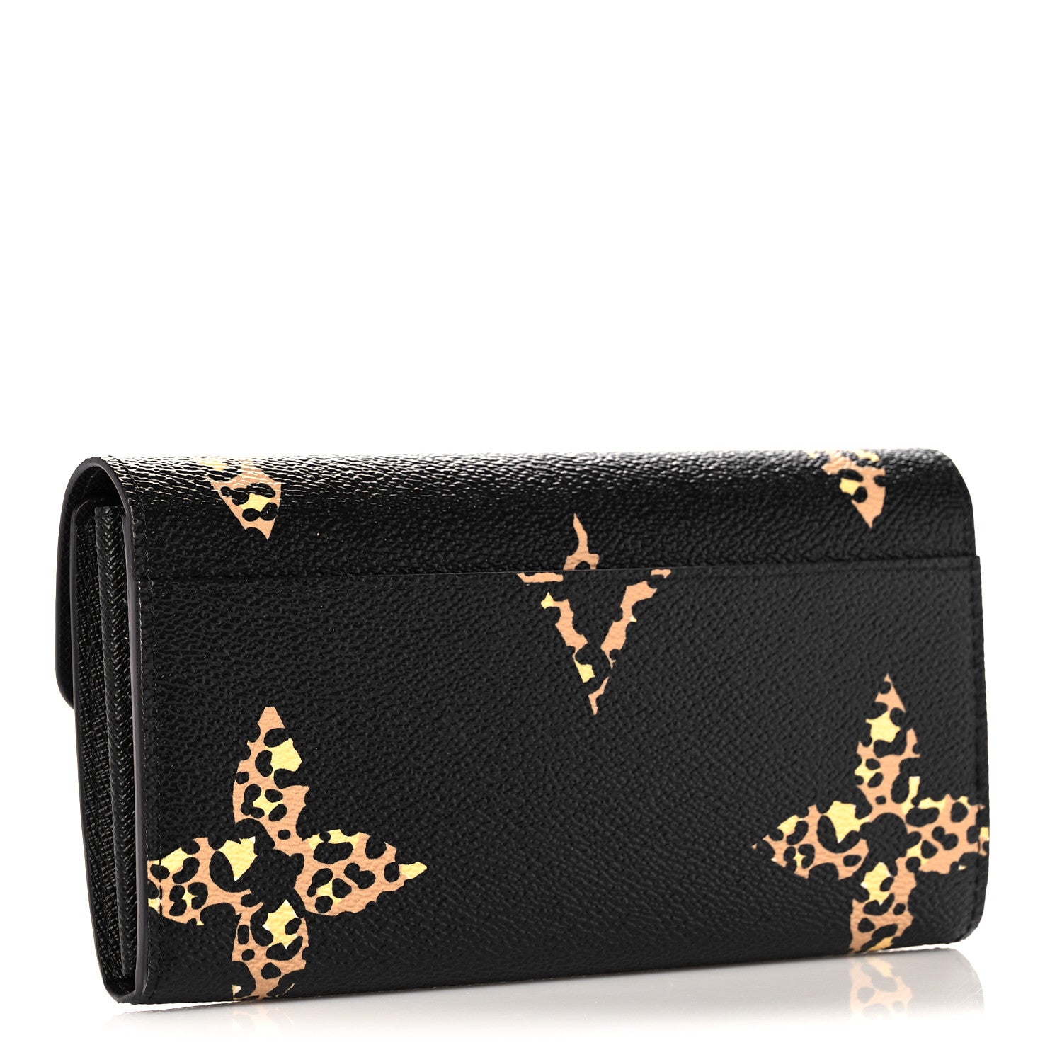 Louis Vuitton Monogram Giant Jungle Sarah Wallet Black 3 of 11