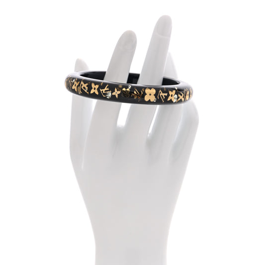 Resin Swarovski Medium Inclusion Bracelet Black