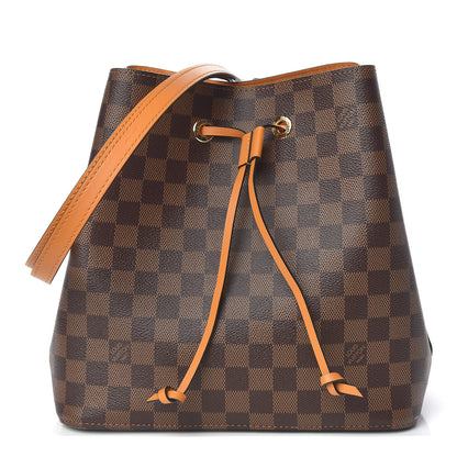 Louis Vuitton Damier Ebene Neonoe MM Safran 1 of 10