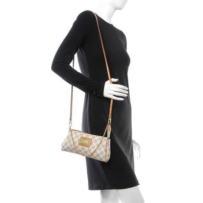Louis Vuitton Damier Azur Eva Clutch 2 of 12