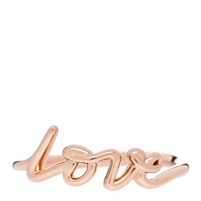 Tiffany 18K Rose Gold Mini Paloma's Graffiti Love Ring 52 6 1 of 5