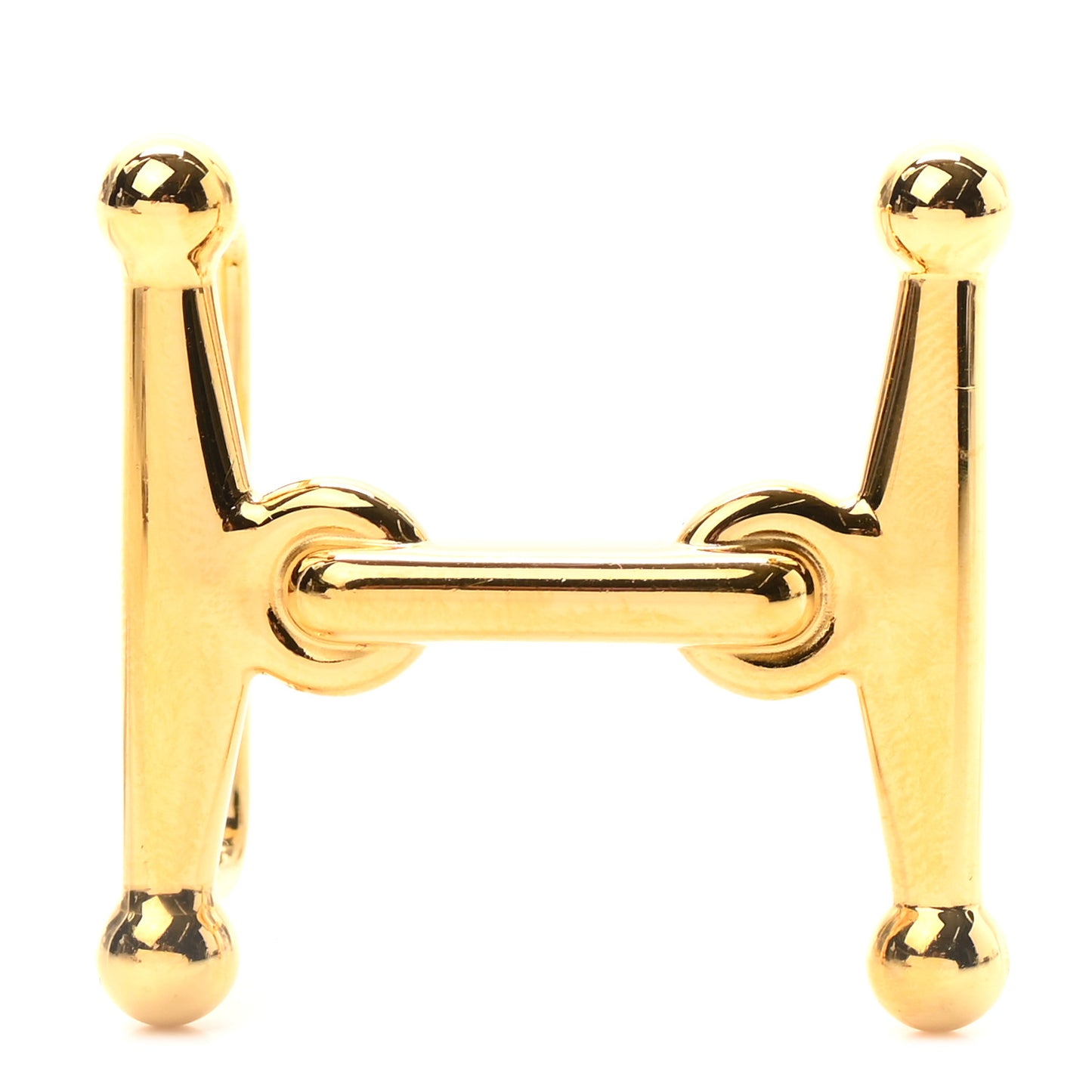 Permabrass 24mm Mors H Belt Buckle Gold